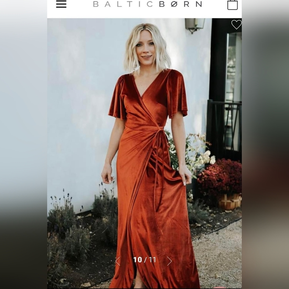Baltic Born Meghan Velvet Wrap Dress